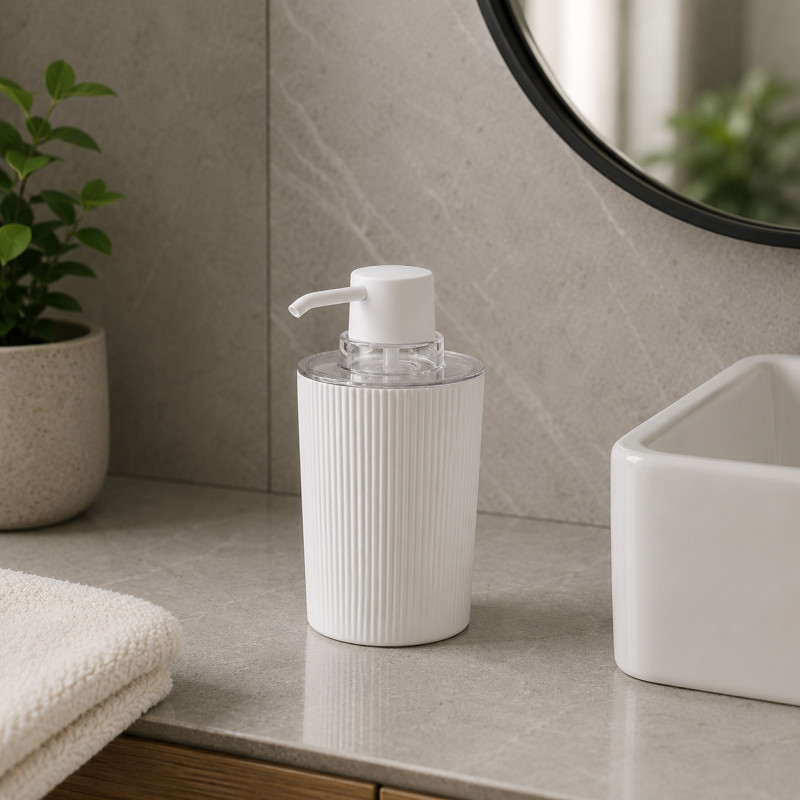 Dispensador  Blanco de Jabón Líquido Interdesign