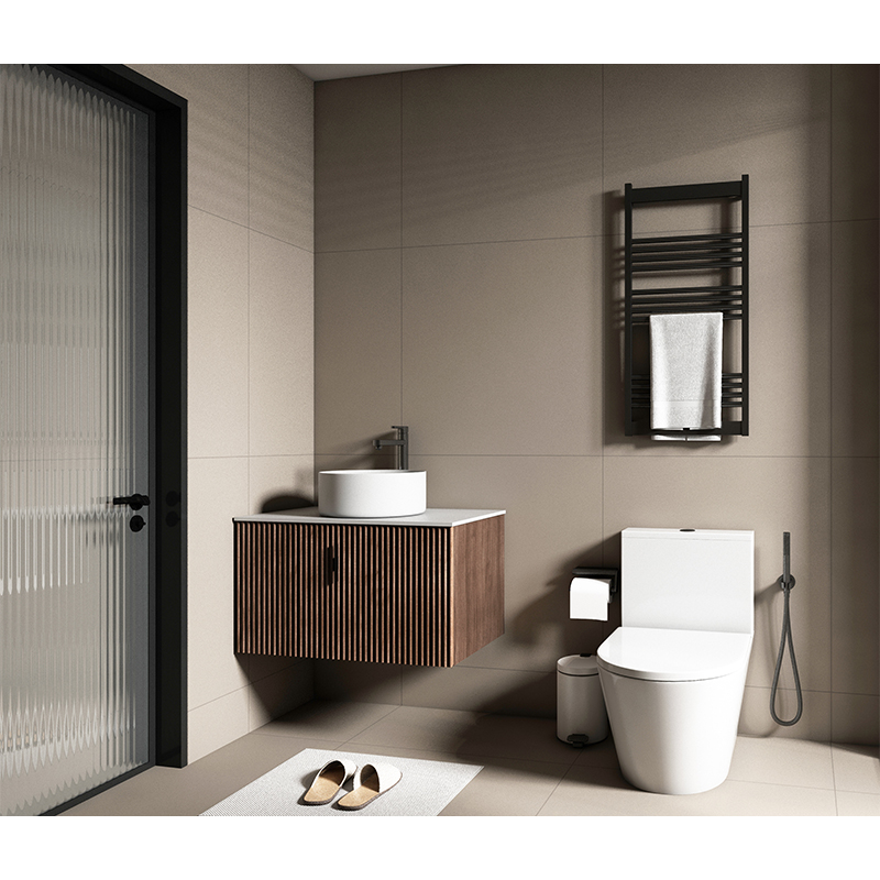 Mueble de Baño con Lavamanos Café