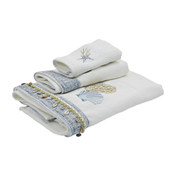 Toalla Stone Harbor White 69x132cm Avanti