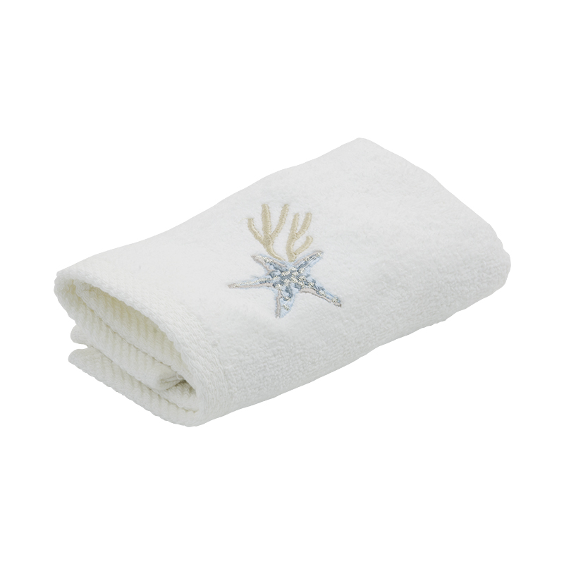Toalla Stone Harbor White 28x46cm