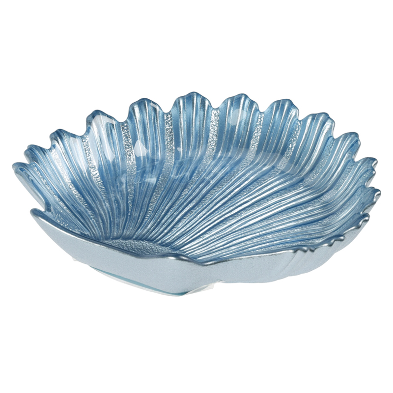 Bowl Concha de Cristal 16cm Celeste