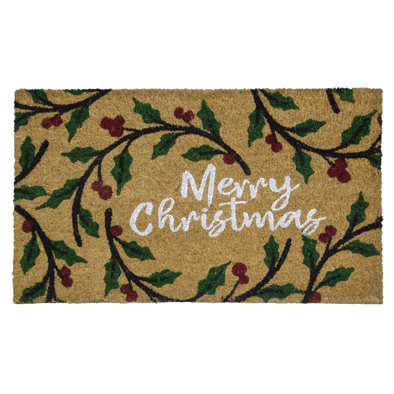 Alfombra Merry Christmas de Yute 45x75cm