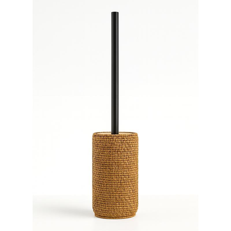 Porta Cepillo para Inodoro Rattan 