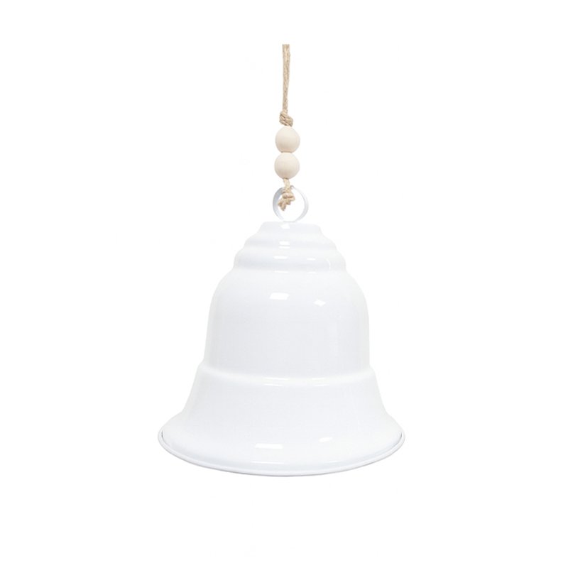 Campana Colgante Blanca Jingle Bell Rock 25cm