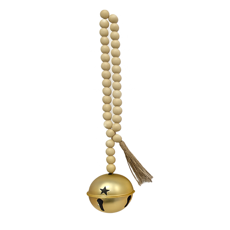Adorno Cascabel Oro 8cm