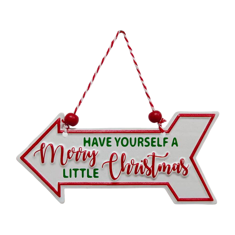 Colgante Marry Christmas Dear Santa 15X7cm