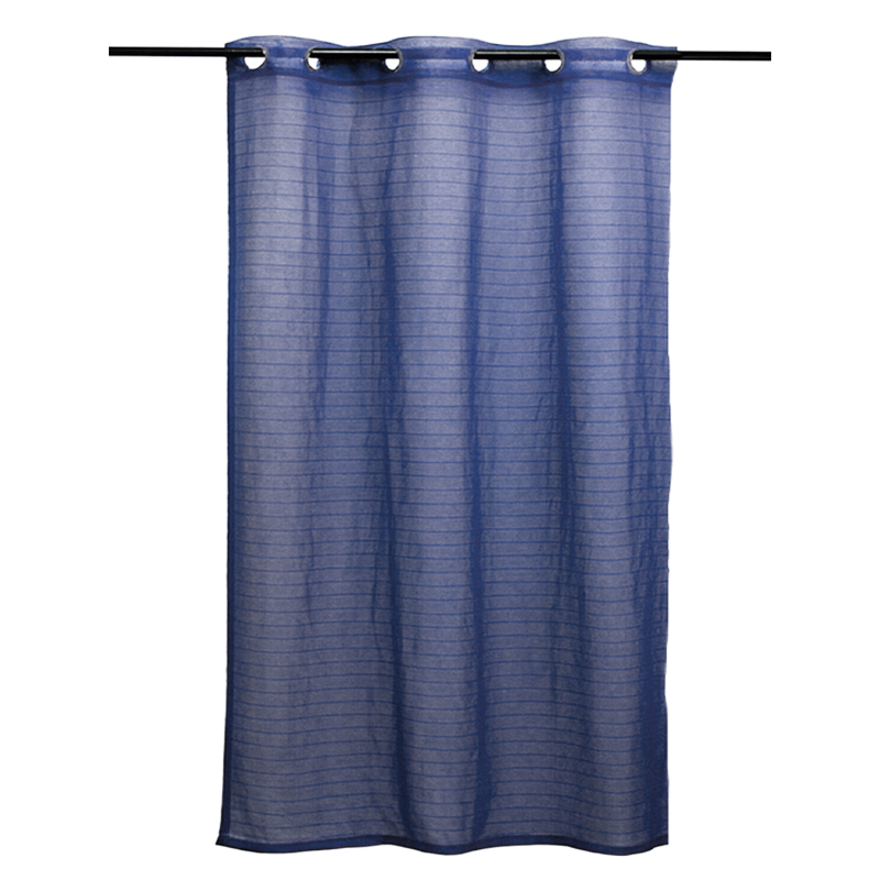 Cortina Visillo Line Azul 137X228cm  