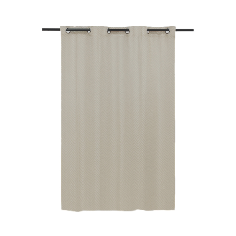 Cortina Jacquard Taupe 137X228cm 