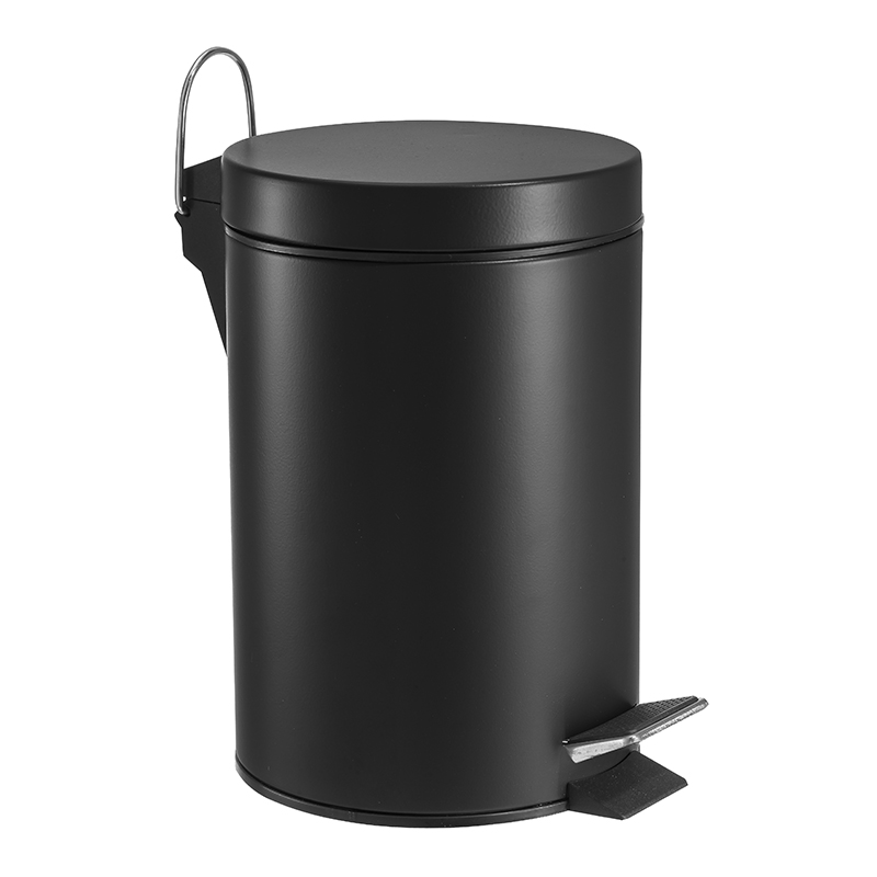 Tacho de 3L Chicago Negro Mate 17X25.5cm