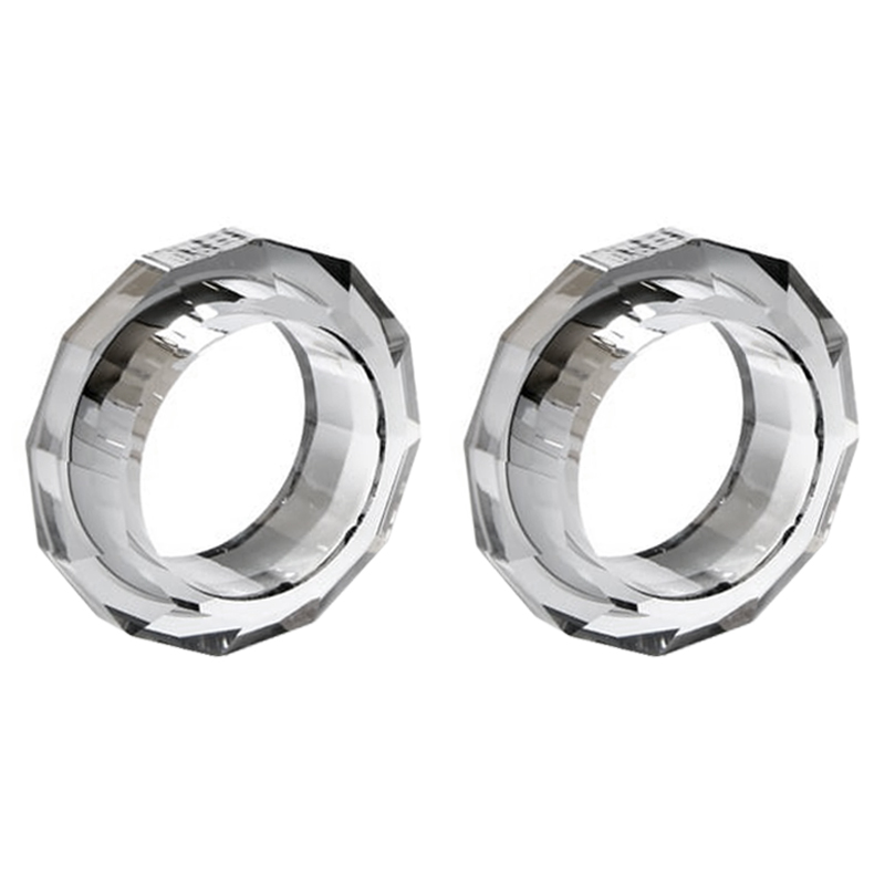 Porta Servilleta Cristal Gris x2