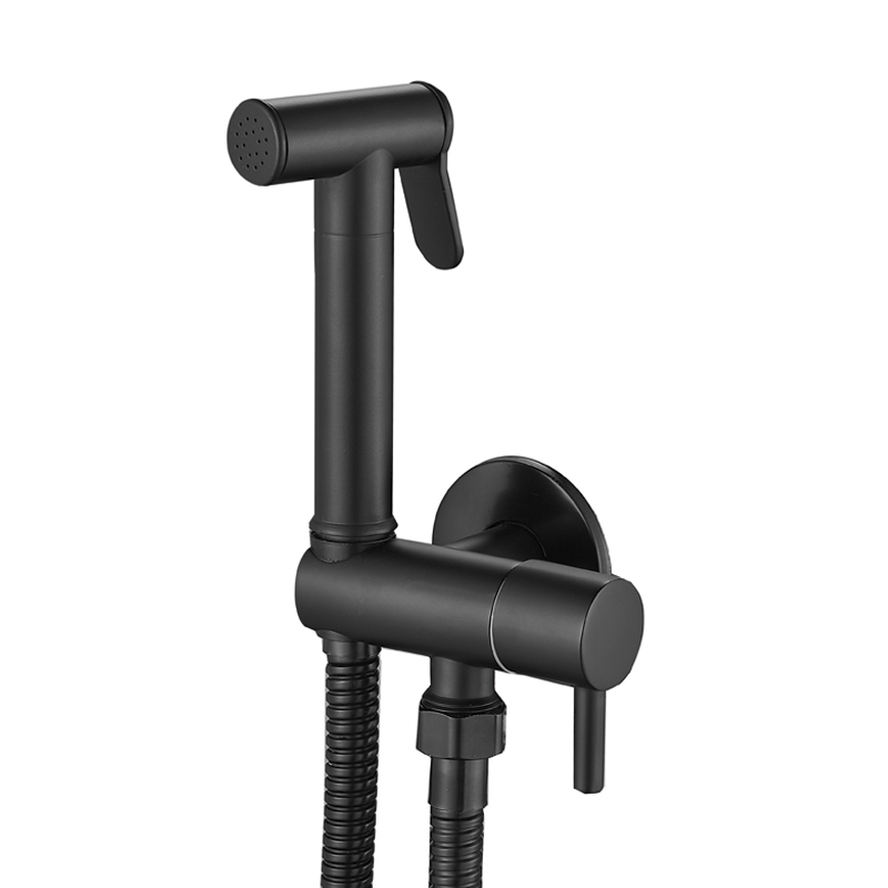 Ducha Teléfono Completa Spray Negro Mate Vitta