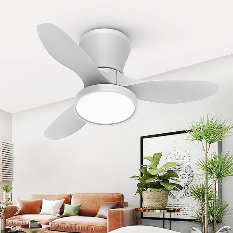Ventilador de Techo con Lámpara Baily Blanco 32