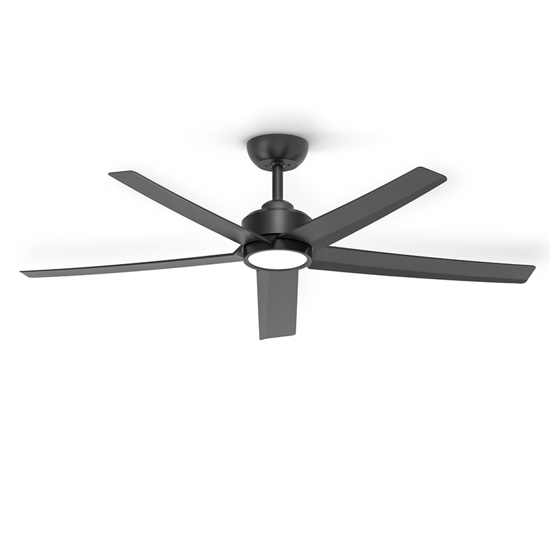 Ventilador de Techo con Lámpara Viva Negro 52