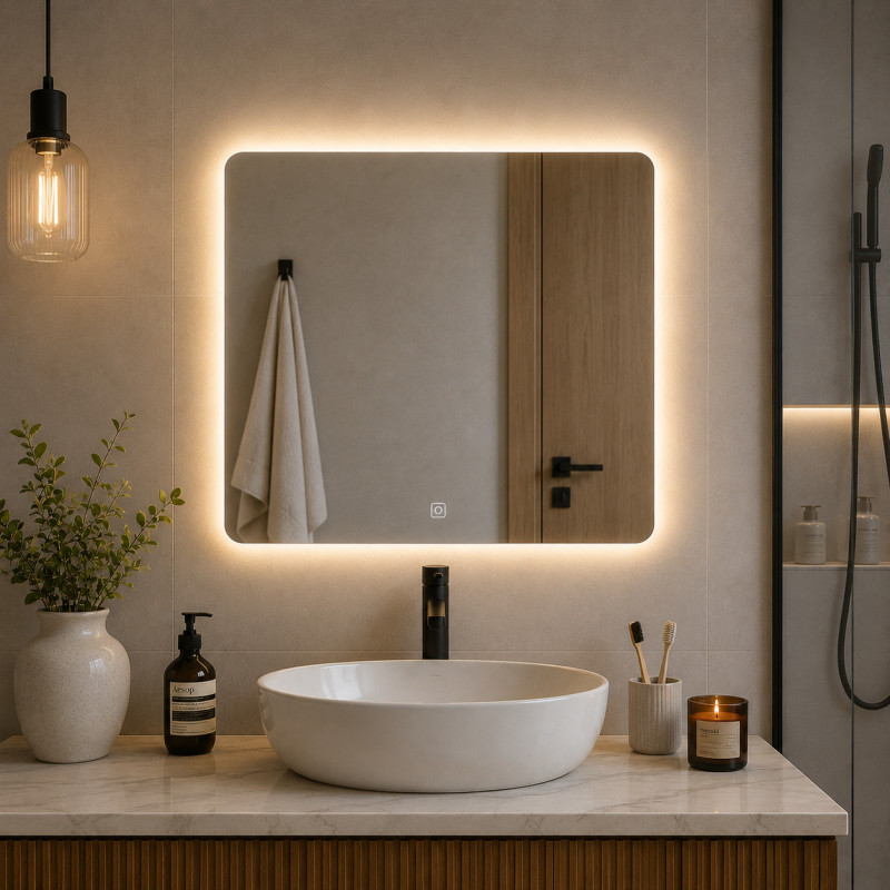 Espejo Led 60x70cm Touch Bold Indirecto