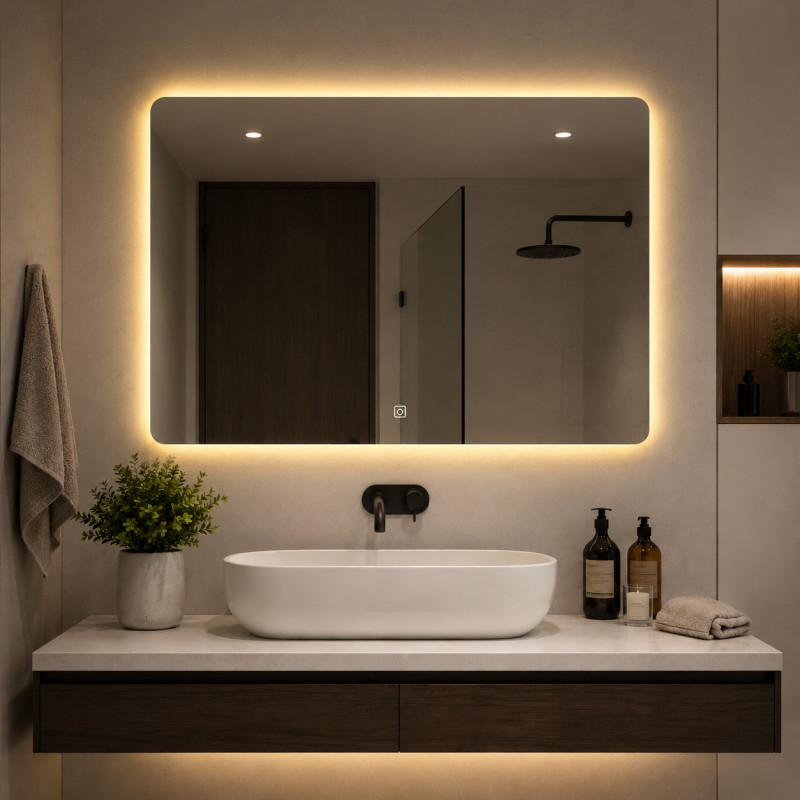 Espejo Led 60x80cm Touch Bold Indirecto