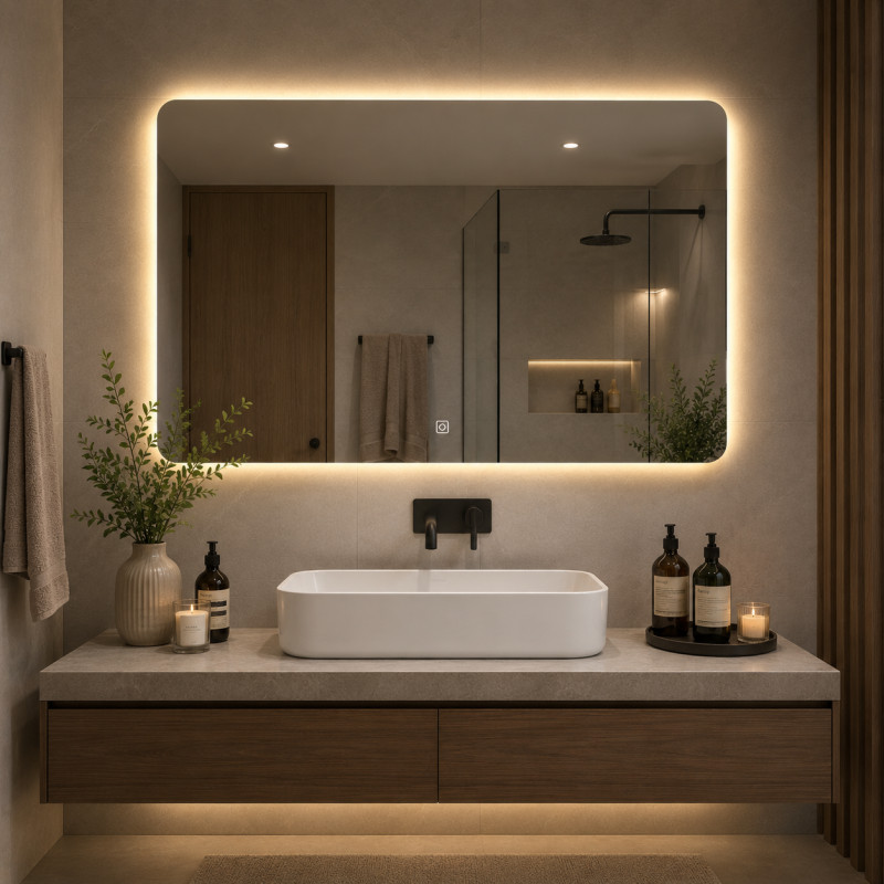 Espejo Led  60x90cm Touch Bold Indirecto