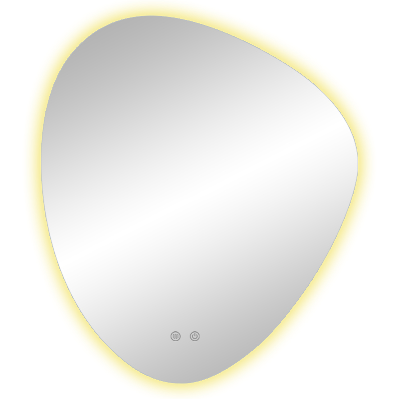 Espejo Led Antifog 60x70cm Touch Bulb Indirecto