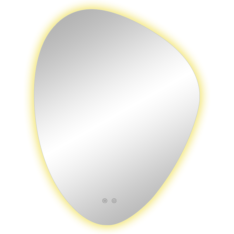 Espejo Led Antifog 60x80cm Touch Bulb Indirecto