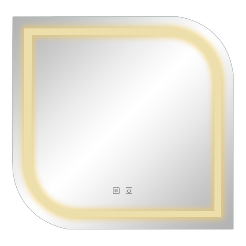 Espejo Led Antifog 60x60cm Touch Stella