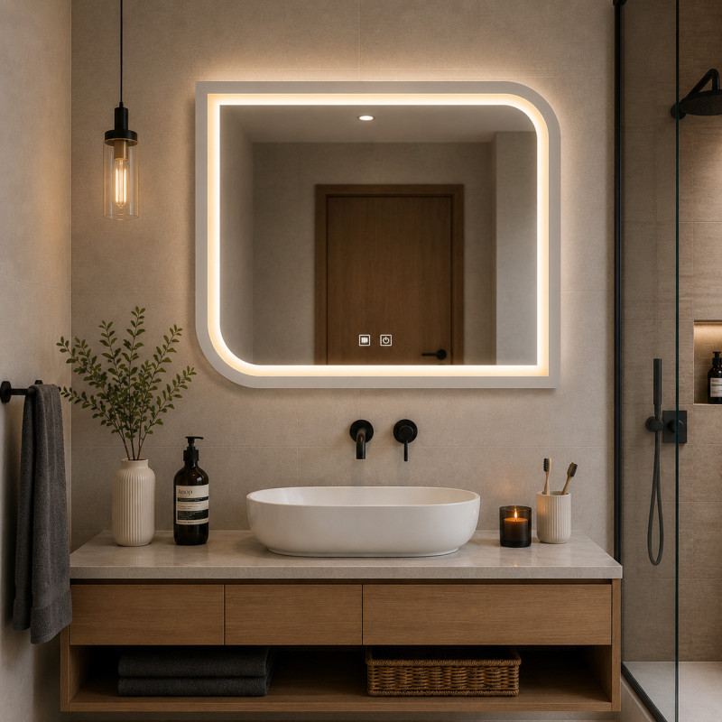 Espejo Led Antifog 60x80cm Touch Stella