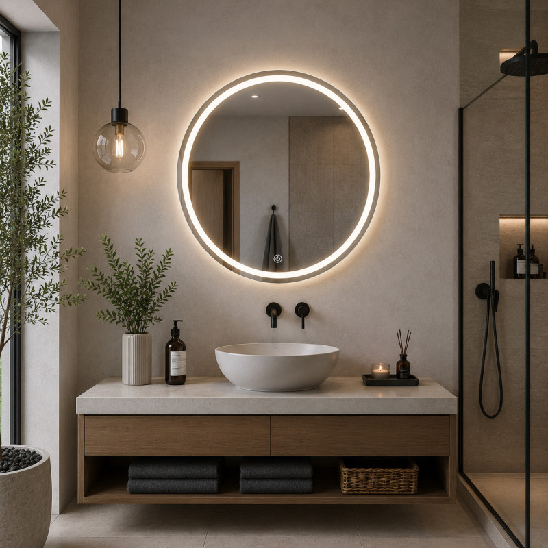 Espejo Led 60cm Touch Reign