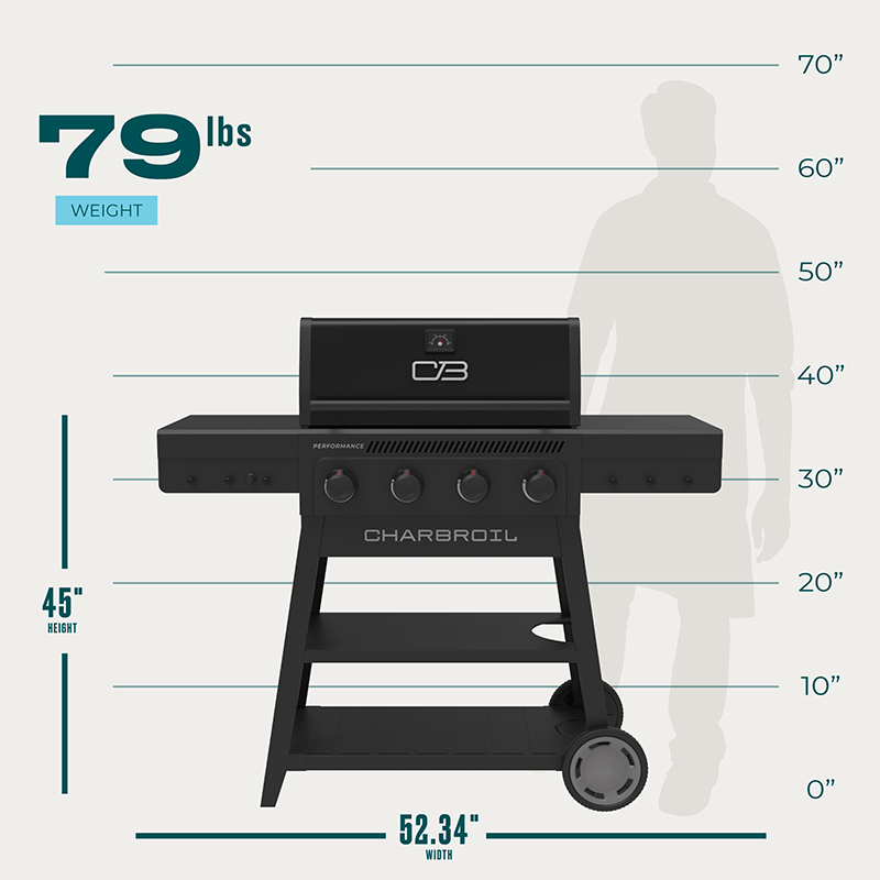 BBQ a Gas Performance 4Q Charbroil