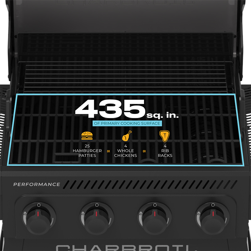 BBQ a Gas Performance 4Q Charbroil