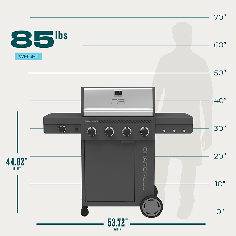 BBQ a Gas Performance 4+1Q Charbroil