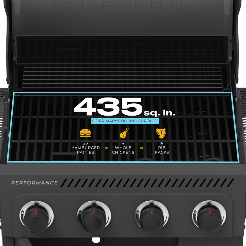 BBQ a Gas Performance 4+1Q Charbroil