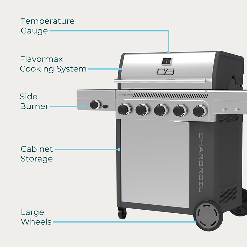 BBQ a Gas Performance 5+1Q Charbroil