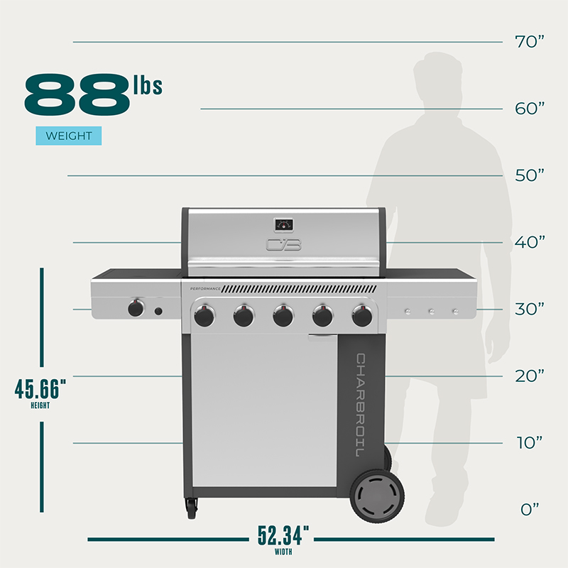 BBQ a Gas Performance 5+1Q Charbroil