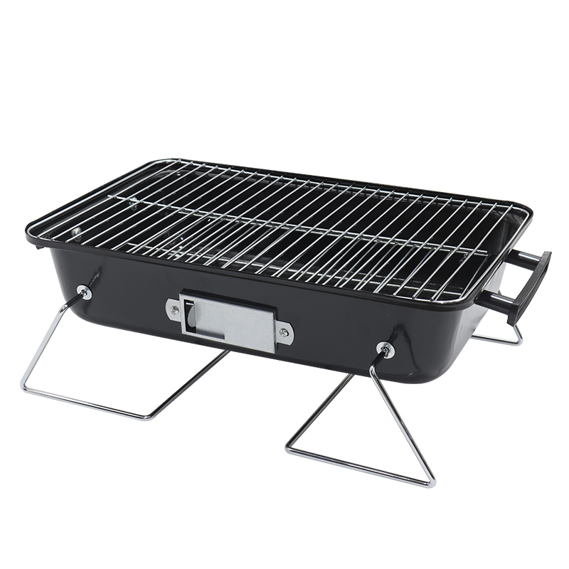 Parrilla de Mesa con Tapa Roja 49x28x28cm