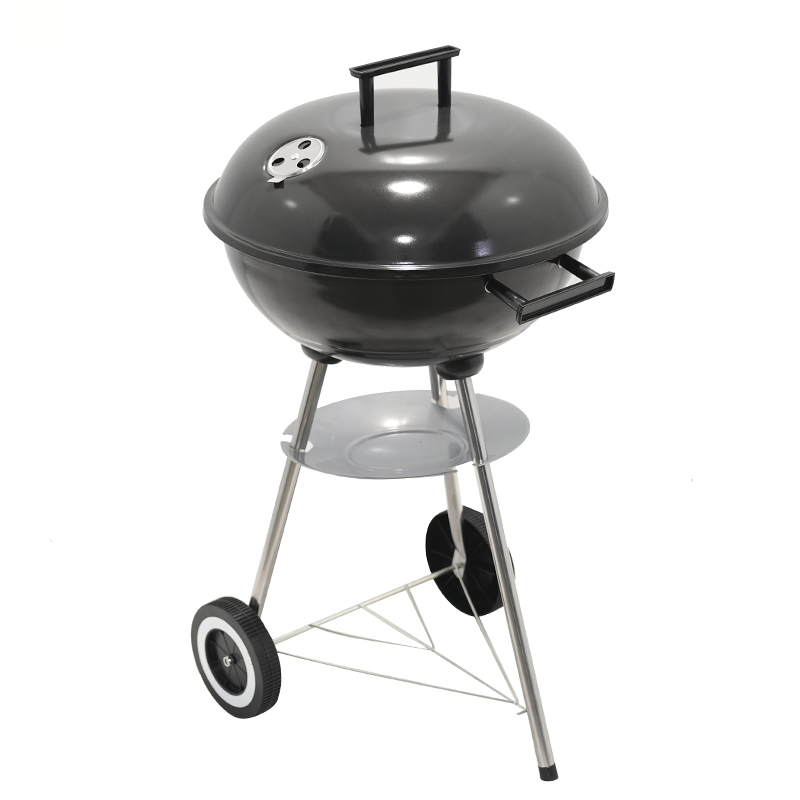 Parrilla con Tapa Negra 45x76cm