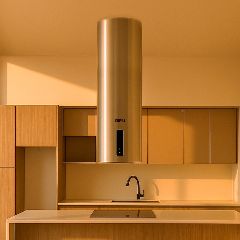 Campana Tubex Touch de Acero Inoxidable 40cm Dipiu 