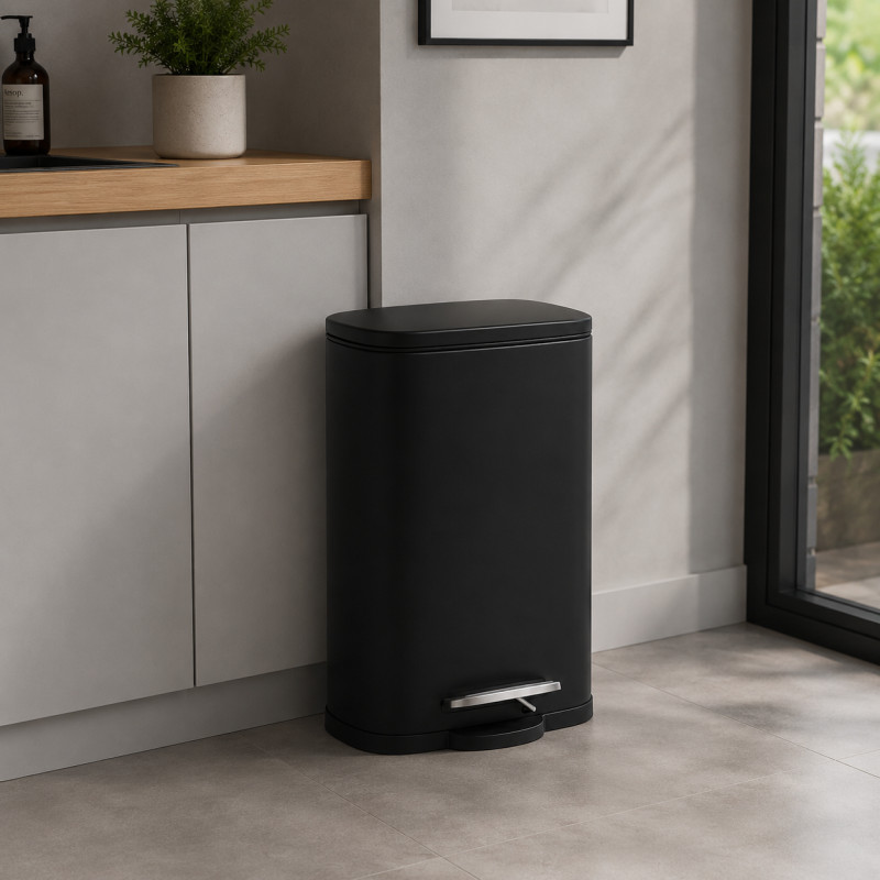 Tacho 30l Times Negro con Pedal