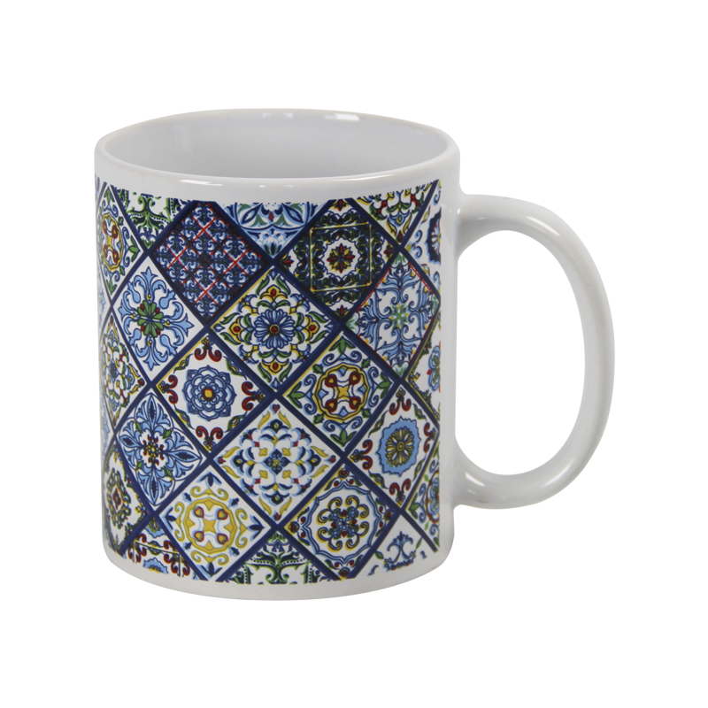 Jarro de Cerámica 330ml Mosaico Azul