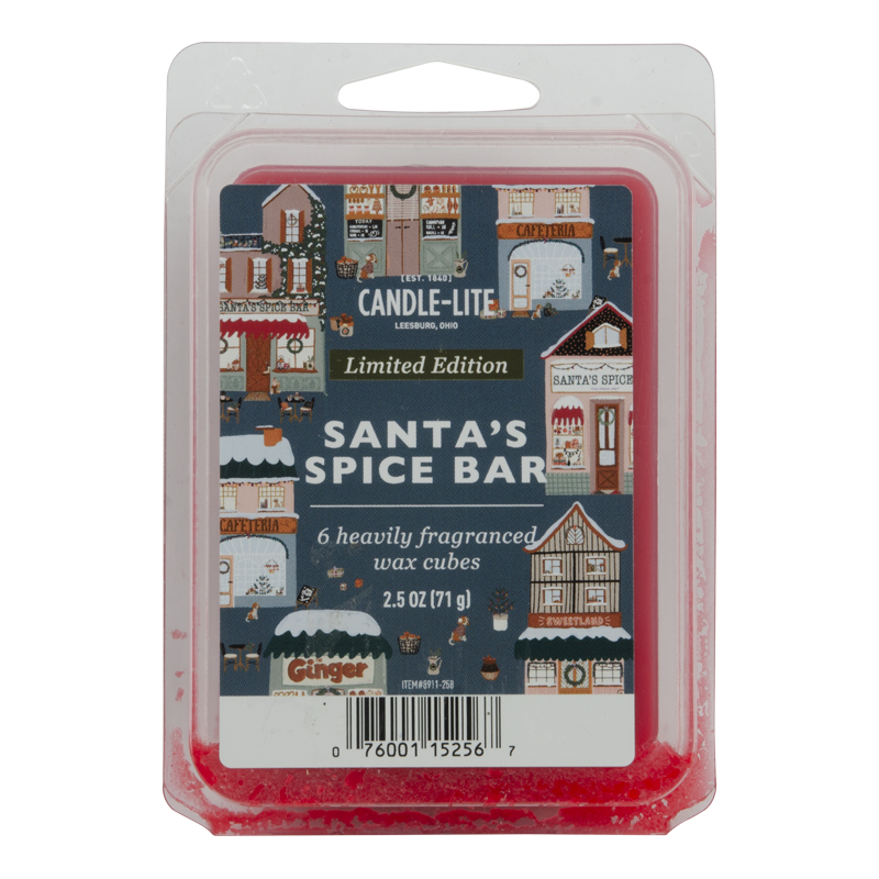 Cera Cubo x6  2.5oz Santas Spice Bar