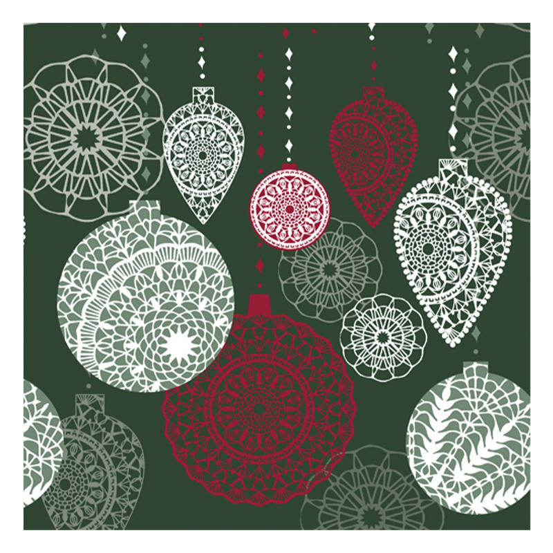 Servilleta Opulent Baubles 24X24cm