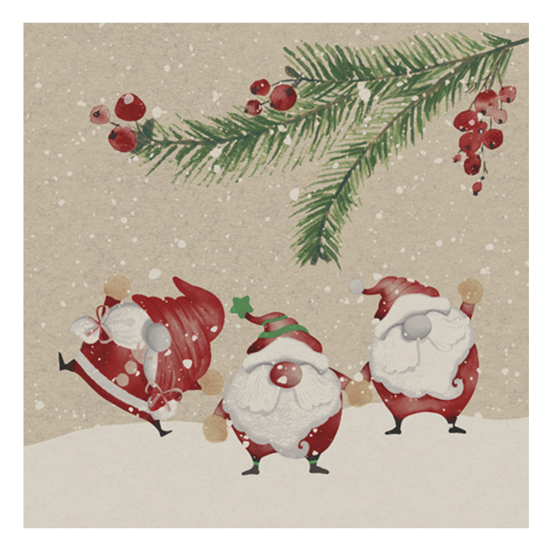 Servilletas Santa Story 33X33cm