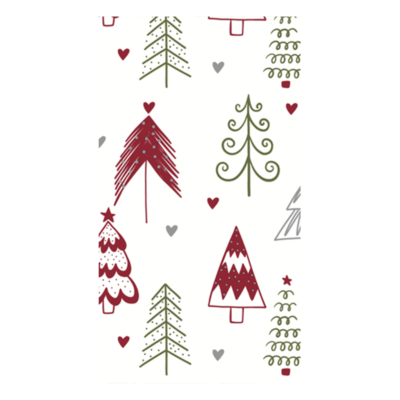 Servilletas Gt Fun Trees Red 33X40cm