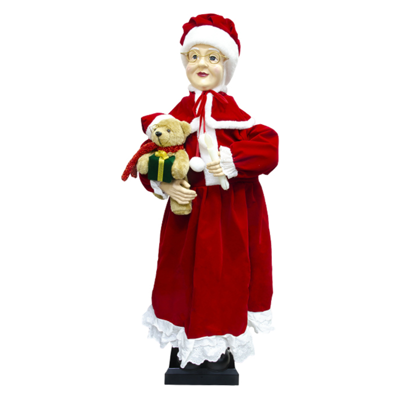 Mamá Noel con Movimiento Luz y Música 110cm 