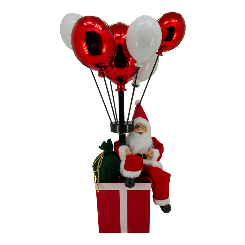 Papá Noel con Globos 80cm 