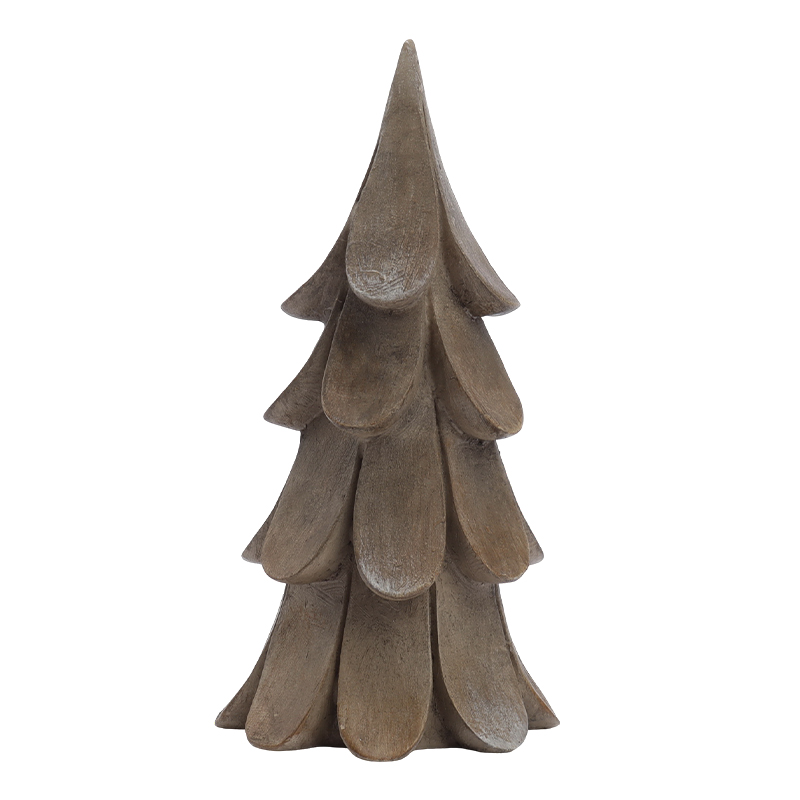 Árbol de Navidad Marrón 2.76X2.76X5.71cm