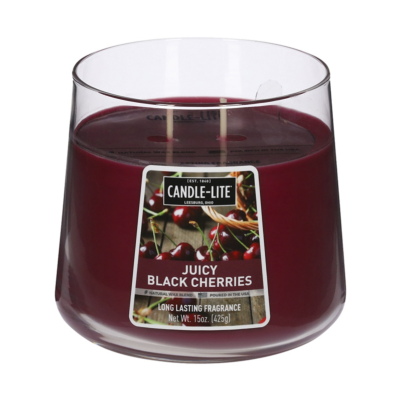 Vela Aromática 15oz 2 Mechas Juicy Black Cherry 