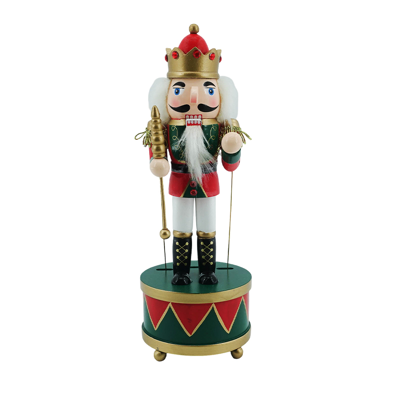 Cascanuez Musical King con Bastón 30cm