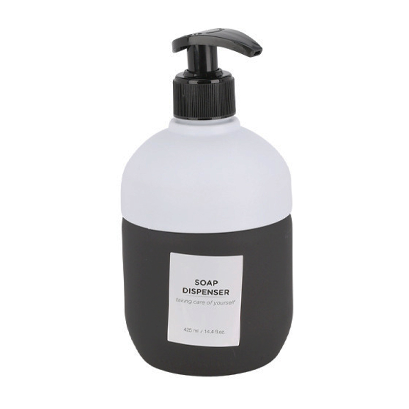 Dispensador de Jabón Cristal Blanco 425ml