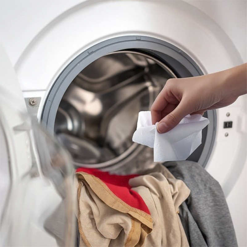 Papel Absorbente de Color para Secadora 12 Unidades