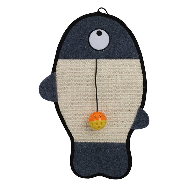 Rascador para Gatos Pez con Pelota