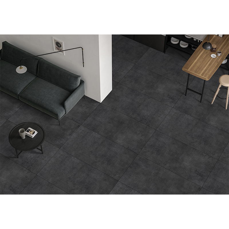 Porcelanato 60x120cm Obsidian Charcoal Mate India