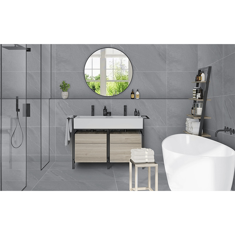 Porcelanato 60x120cm Akros Grey Mate India